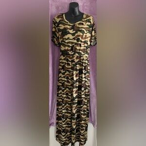 Camo Maxi Dress